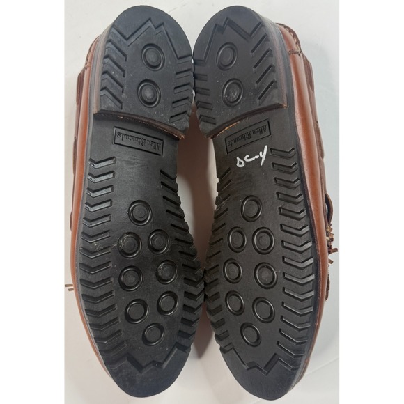 Allen Edmonds Dellwood Men\'s Brown Tasseled Slip‎ On Dress Shoes Size 8.5 D main image 7